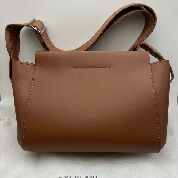 Everlane The Mini Form Crossbody Bag in Cognac Leather with Dust Bag - Picture 4 of 11